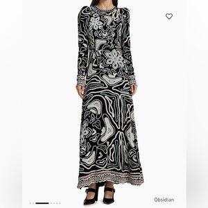 Ulla Johnson handmade Alexa formal evening gown in Obsidian